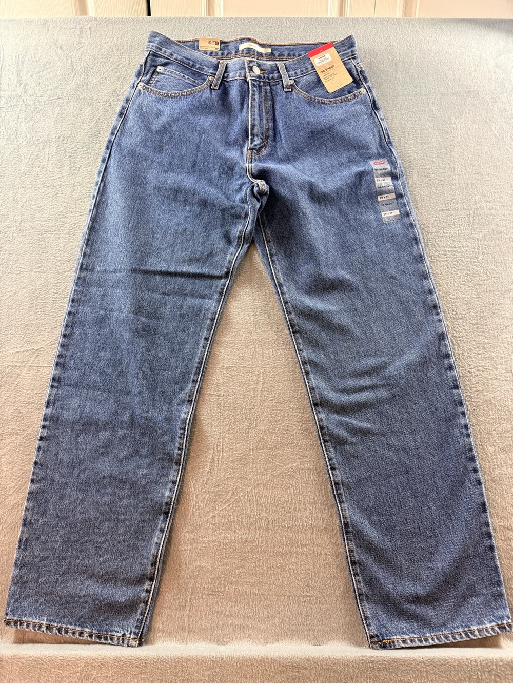 Levi's - 94 Baggy Jeans in Classic Blue Denim